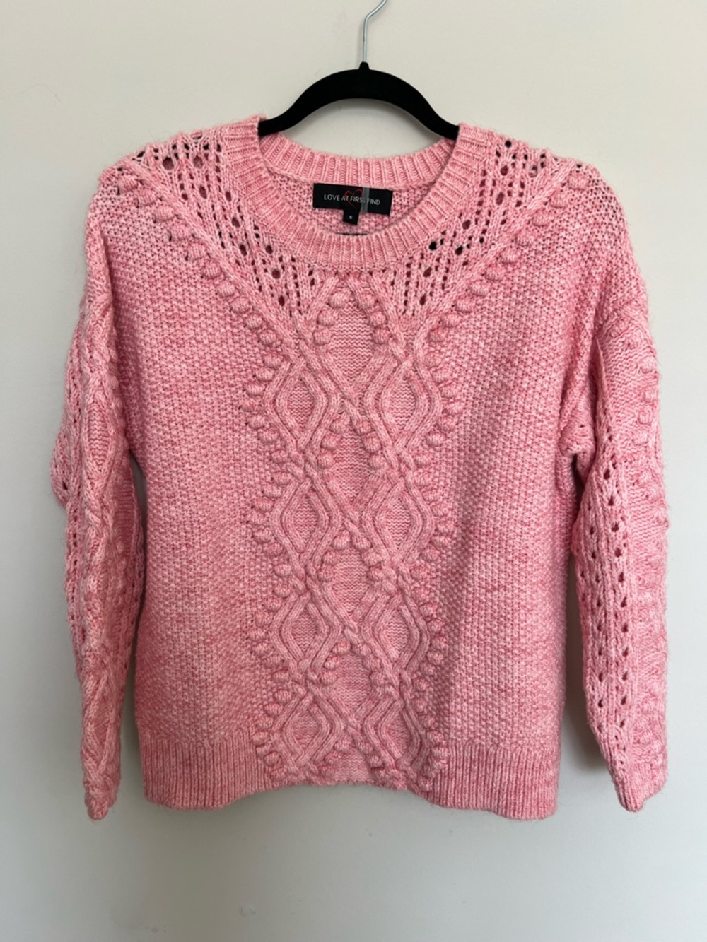 🍭 Love at First Find Women's Pink Sweater Size S
